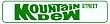 MOUNTAIN DEW STREET cola road sign