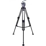 Cartoni HiDV1 Video Tripod System with HiDV Fluid Head, 75mm Ball Base, Supports 11.0 lbs