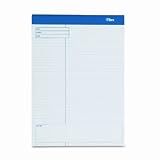 TOPS BUSINESS FORMS / TOP77102 / Docket Gold Planning Pad, Wide Rule, 8-1/2x11-3/4, WE, 4 40-Sheet Pads/pk / Sold as 1 PK