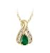 10kt. Gold, Emerald & Diamond Pendant