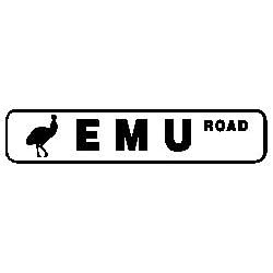 EMU ROAD street bird novelty pet NEW sign