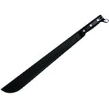 Ontario Knife 1-18 Outdoor Survival Machete, Fixed Blade Knife with 18 Zinc Phosphate Steel Blade, & Shatterproof Polymer Handle, Overall Length 23.25