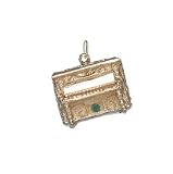 Upright Piano, 14K Gold Charm