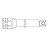 Sunex 5313 1" Drive Impact Extension 13"