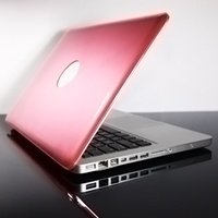 TopCase Pink Crystal See Thru Hard Case Cover for NEW Macbook Pro 15