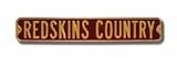 Steel Street Sign: REDSKINS COUNTRY