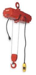 Dayton 4GU72 Hoist, Wire Rope, 500 Lb