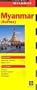 Myanmar Country Map: (Burma) (Periplus Travel Maps) (Comprehensive Country Maps)