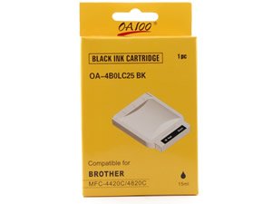 brother intellifax fax manufacturer-Compatible Brother LC-25B Black Inkjet Cartridge Images