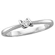 1/20 ct. Diamond Sirena Promise Ring in 10K White Gold