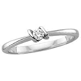 10kt. White Gold, 1/20 ct. Diamond Promise Ring