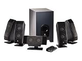 Logitech X 540 - PC multimedia home theater speaker system - 70 Watt (total) - black ( 970223-0403 )