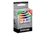 Lexmark No.37XL Inkjet Cartridge High Yield Return Program Page Life 500pp 3-Colour [Z2420] Ref 18C2180E