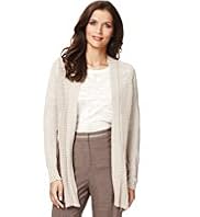 Classic Collection Linen Blend Tape Knit Cardigan