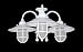 Electronics : Monte Carlo MC89WH 3-light Warehouse, Damp Location White