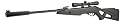 GAMO Silent Cat Air Rifle with 4X32 Scope, Mounts and PBA Ammunition (.177 Caliber)