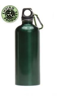 New Wave Enviro Tinted Stainless Steel Water Bottle (0.6-Liter, Green)