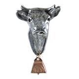 Animal Collection Cow w/Bell Knob