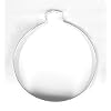 Round Christmas Ornament Metal Cookie Cutter for Holiday Baking / Christmas Party Favors / Scrapbooking Stencil