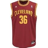 Omri Casspi #36 Adidas Cleveland Cavaliers Burgundy Adult Replica Jersey (XL)