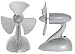 Porta Breeze - Heavy Metal Mini Desktop Fan - (Silver) Image