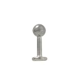 High Polish Titanium Labret Monroe - 14 Gauge - 1/4 Inch
