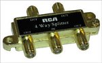 RCA 4-Way Signal Splitter (VH49)
