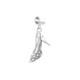 Sterling Silver Kera Sopen Stiletto Dangle Bead W/Crystals Kera Stiletto Dangle Bead W/Crystals