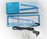 The CHI Ceramic professional salon curling iron styler BLUE