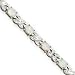 Sterling Silver Opal and Diamond Bracelet - 7 Inch