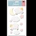 Jolees  Boutique Baby Themed Ornate Stickers, Pink Sheep and Moon