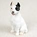 Pit Bull Terrier Miniature Dog Figurine - White