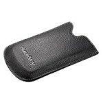 Blackberry Leather Pocket Case for 8100 Pearl Series Handsets (Black) (HDW-12725-004)