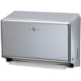 San Jamar Mini Combination Hand Towel Cabinet, Chrome Finish, 11-1/8w x 3-7/8d x 7-7/8h