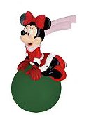 Disney's Minnie Mouse on Holiday Ornament Antenna Ball Topper