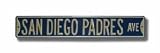 Steel Street Sign: SAN DIEGO PADRES AVE