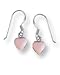 Pink Shell Heart Earrings