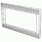 Sharp RK46K24 Built-In Kit for 1.6 Cu-Ft. Microwaves