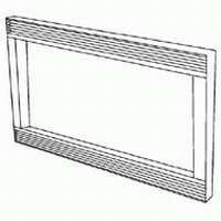 Sharp RK46K24 Built-In Kit for 1.6 Cu-Ft. Microwaves