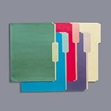 Boorum Pease Recycled Colored File Folders, 1/3 Cut, Letter Size, Violet, 100/Box 04335 / ESS04335