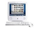 Apple eMac - All-in-one - 1 x PPC G4 1.25 GHz - RAM 256 MB - HDD 1 x 40 GB - CD-RW / DVD - Radeon 9200 - Mdm - MacOS X 10.3 - Monitor : 17" CRT