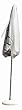 Protective Covers 1170 Weatherproof Umbrella Cover with Sewn-In Wand, Fits Umbrellas 6 to 8 Feet in Diameter