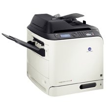 Konica Minolta Magicolor 4690MF - Multifunction ( color ) - laser - copying (up to): 25 ppm (mono) / 25 ppm (color) - printing (up to): 25 ppm (mono) / 25 ppm (color) - 400 sheets - 33.6 Kbps - Hi-Speed USB, 10/100 Base-TX, USB host