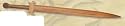 Wooden Chinese Long Sword
