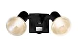 Steinel FL300B - Dual Floodlight with Motion Sensor, Black, Energy Star Approved