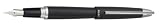 Pilot Knight Collection Fountain Pen Medium Point Nib, Black Barrel, 65100