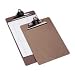 Double Sided Hardboard, Letter Size, Beveled Edges, Brown (LEO89003)