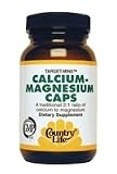 Country Life Cal-Mag Veg caps (240 caps)( Eight Pack)