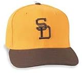 San Diego Padres 5950 Wool Throwback Cooperstown Cap