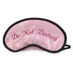 Creations by Alan Stuart Do Not Disturb Satin Eye Mask, Assorted Colors - 1 ea